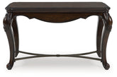 Bay Furniture Gallery - Ashley Furniture - Maylee Sofa Table - Sofa Table / Dark Brown - T617-4