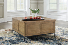 Bay Furniture Gallery - Ashley Furniture - Torlanta Lift-Top Coffee Table - Lift Top Cocktail Table / Brown - T686-9