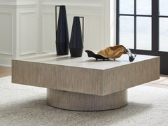 Bay Furniture Gallery - Ashley Furniture - Jorielyn Coffee Table - Square Cocktail Table / Light Grayish Brown - T712-8