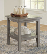 Bay Furniture Gallery - Ashley Furniture - Charina End Table - Square End Table / Antique Gray - T784-2
