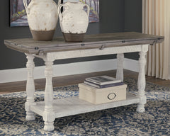 Bay Furniture Gallery - Ashley Furniture - Havalance Sofa/Console Table - Flip Top Sofa Table / Gray/White - T814-4