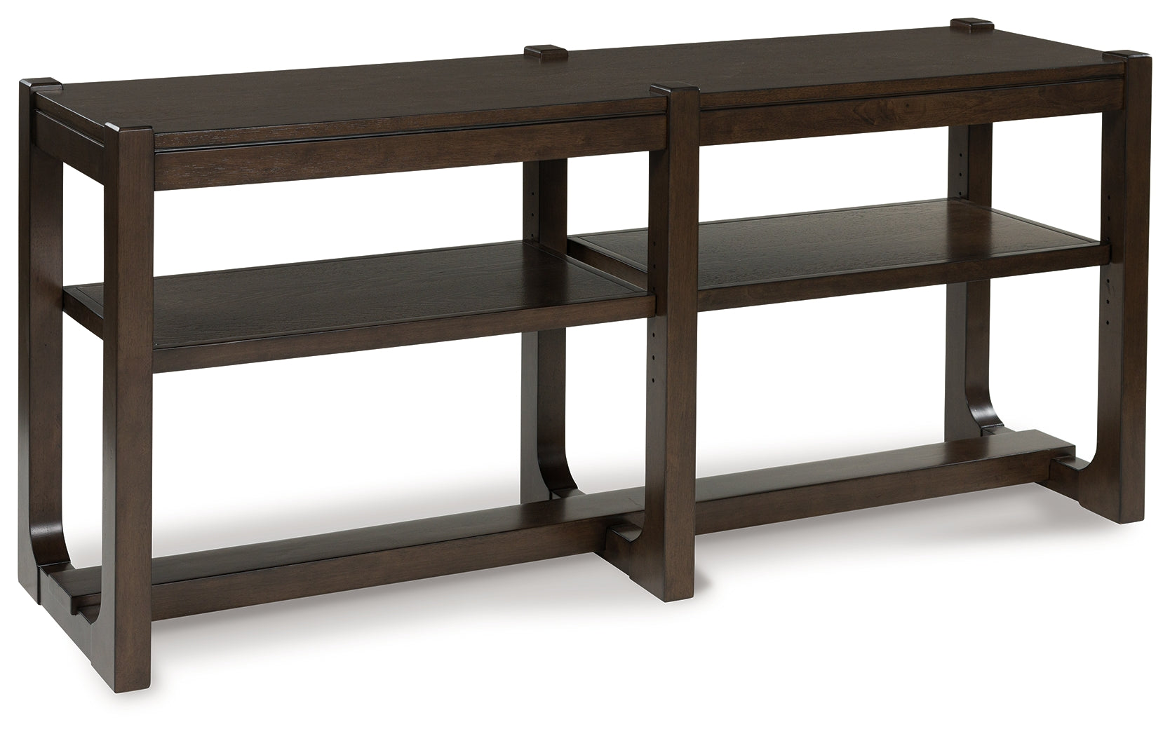 Bay Furniture Gallery - Ashley Furniture - Breckington Sofa Table - Sofa Table / Dark Brown - T856-4
