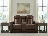 Bay Furniture Gallery - Ashley Furniture - High Impact Living Room - PWR Recliner/ADJ Headrest / Tobacco - U1060113
