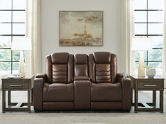 Bay Furniture Gallery - Ashley Furniture - High Impact Living Room - PWR Recliner/ADJ Headrest / Tobacco - U1060113