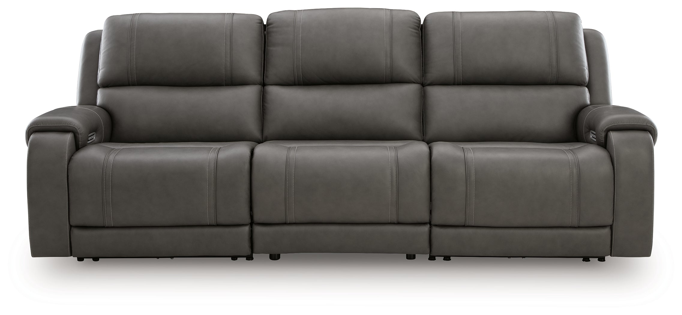 Bay Furniture Gallery - Ashley Furniture - 5Z - Pittson Sectional - 3-Piece Power Sectional Reclining Sofa / Anchor - PCU12600S3