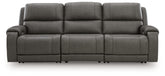 Bay Furniture Gallery - Ashley Furniture - 5Z - Pittson Sectional - 3-Piece Power Sectional Reclining Sofa / Anchor - PCU12600S3