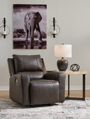 Bay Furniture Gallery - Ashley Furniture - Boxmere Living Room - Power Rocker Recliner / Storm - U1310098