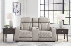 Bay Furniture Gallery - Ashley Furniture - Boyington Living Room - PWR REC Sofa with ADJ Headrest / Black - U2710615