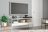 Bay Furniture Gallery - Ashley Furniture - Deznee 60" TV Stand - 60" / White - W162-68