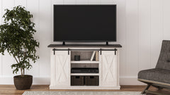 Bay Furniture Gallery - Ashley Furniture - Dorrinson 54" TV Stand - 54" / Two-tone - W287-48