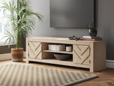 Bay Furniture Gallery - Ashley Furniture - Cayboni TV Stand - 71" / Whitewash - W3788-68