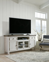 Bay Furniture Gallery - Ashley Furniture - Havalance TV Stand - TV Stand / Two-tone - W814-68