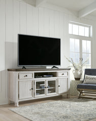 Bay Furniture Gallery - Ashley Furniture - Havalance TV Stand - TV Stand / Two-tone - W814-68