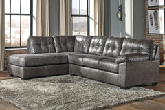 Bay Furniture Gallery - Ashley Furniture - Fallston Sectional - RAF 2-Piece Sectional with Chaise / Slate - 17221S1
