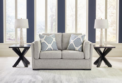 Bay Furniture Gallery - Ashley Furniture - Evansley Living Room - Ottoman / Pewter - 5450314