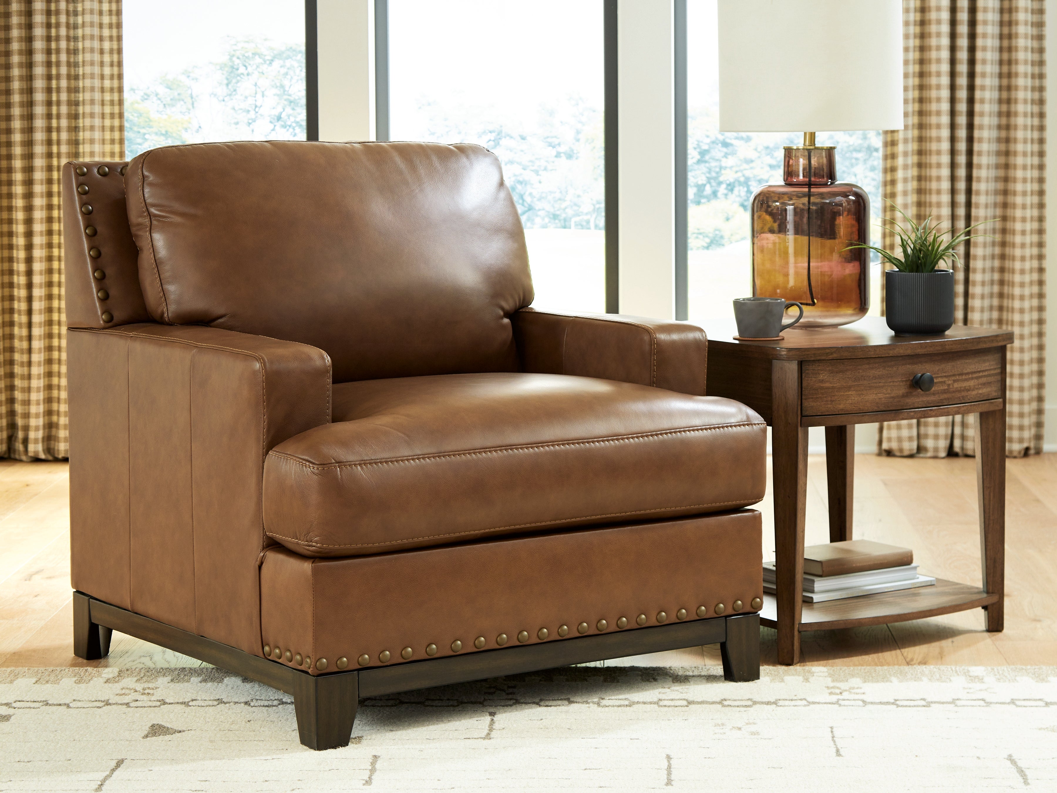 Bay Furniture Gallery - Ashley Furniture - Saonara Living Room - Chair / Amber - PC7310920
