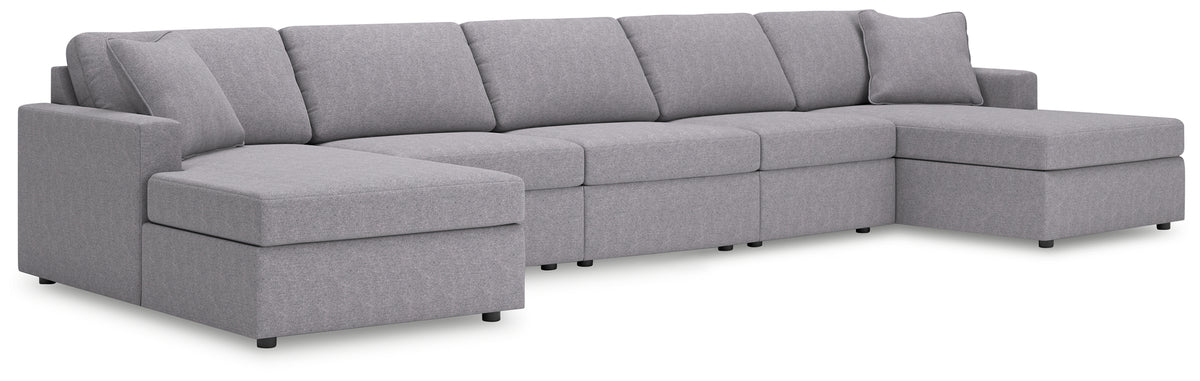 Bay Furniture Gallery - Ashley Furniture - Modmax 5-Piece Double Chaise Sectional - 5-Piece Double Chaise Sectional - 92104S125