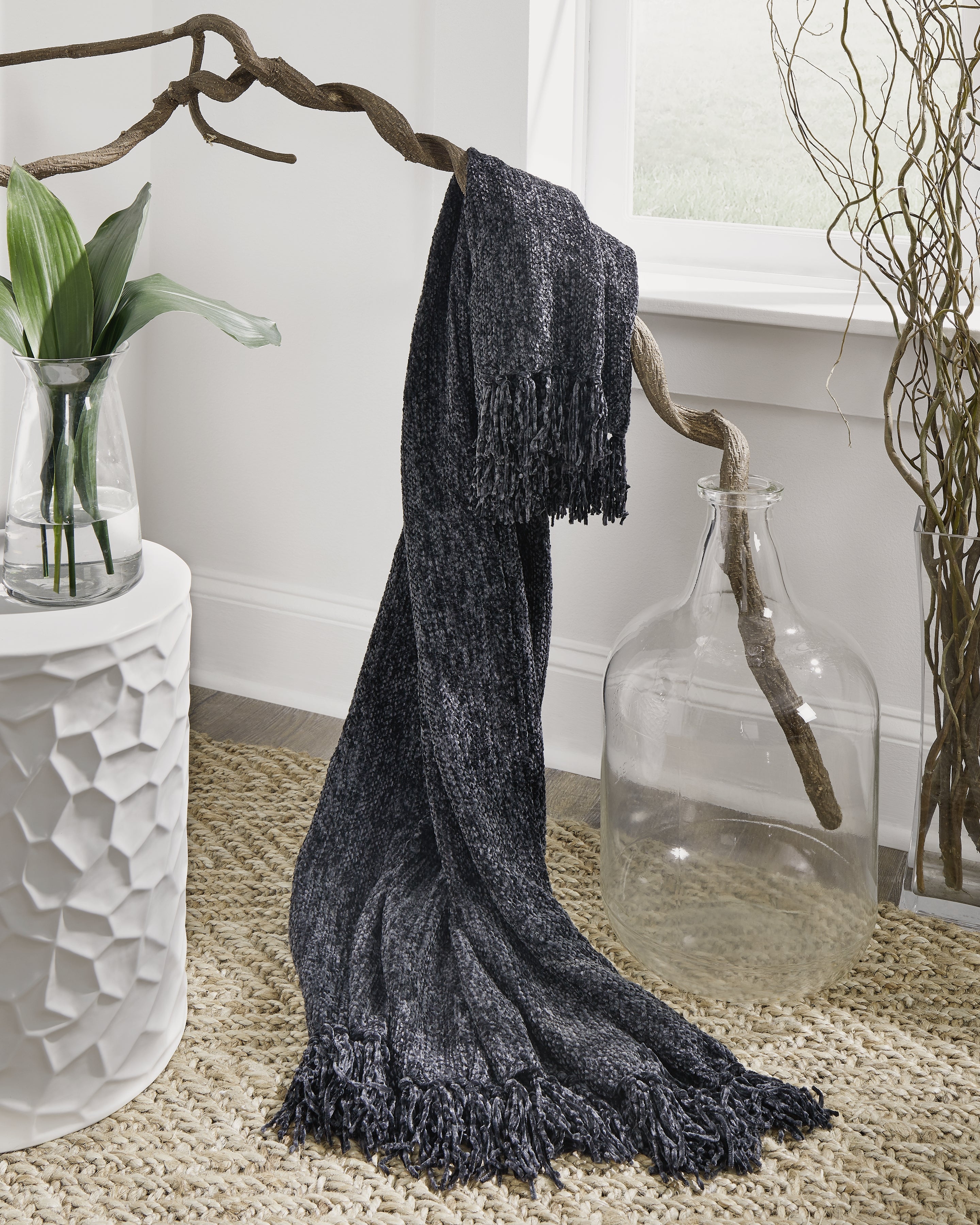 Bay Furniture Gallery - Ashley Furniture - Tamish Throw - Throw / Blue - A1001022T