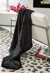 Bay Furniture Gallery - Ashley Furniture - Chaddon Throw - Throw / Ivory - A1001060T