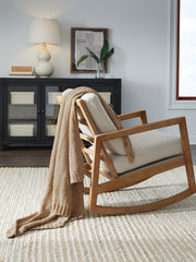 Bay Furniture Gallery - Ashley Furniture - Anawood Throw (Set of 3) - Throw (3/CS) / Gold - A1001099