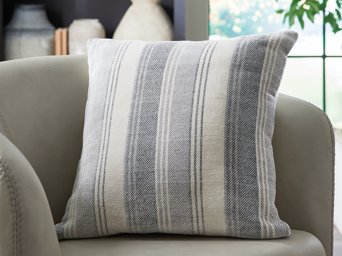 Bay Furniture Gallery - Ashley Furniture - Adikus Pillows - Pillow (4/CS) / Blue/Gray/White - A1001126