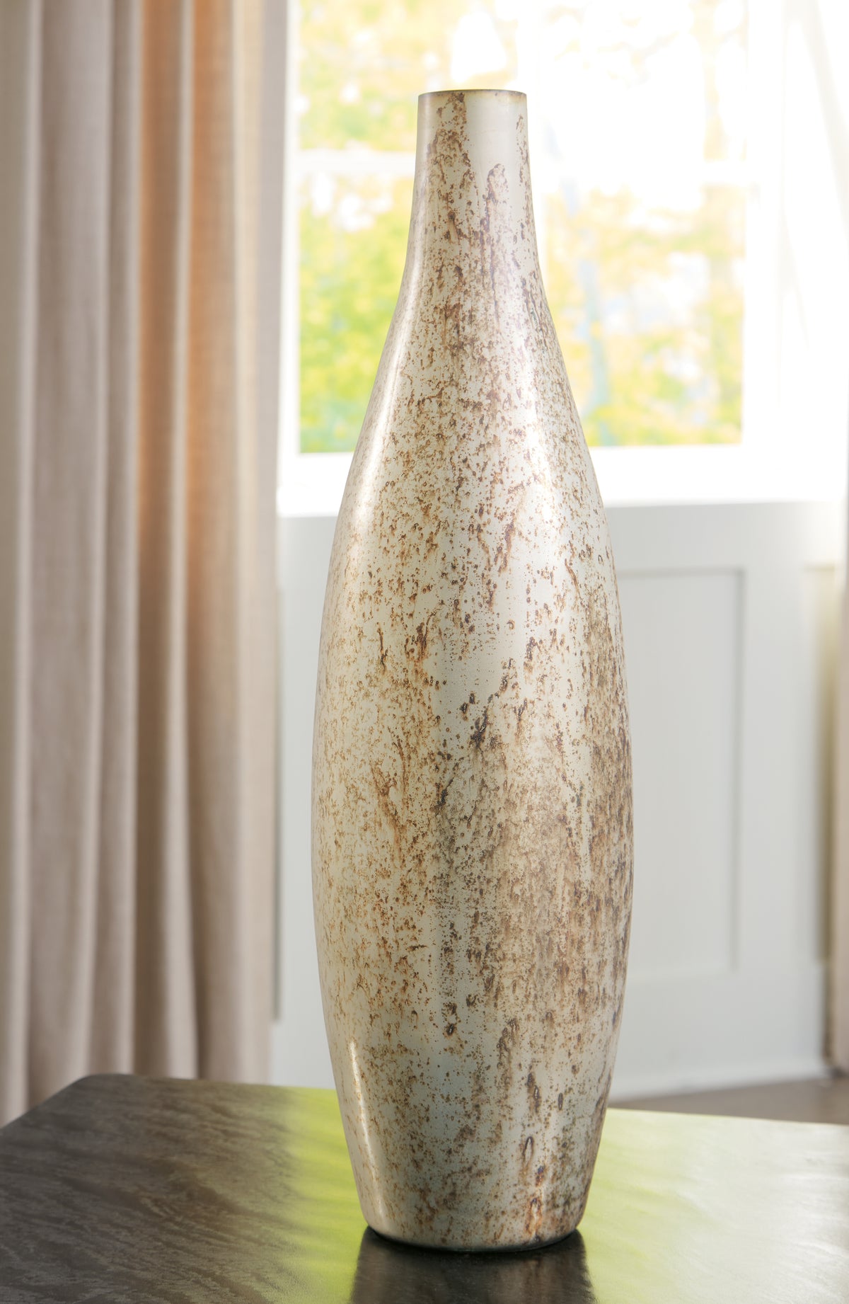 Bay Furniture Gallery - Ashley Furniture - Plawite Vase - Vase / Antique Silver Finish - A2000640