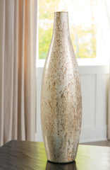 Bay Furniture Gallery - Ashley Furniture - Plawite Vase - Vase / Antique Silver Finish - A2000640
