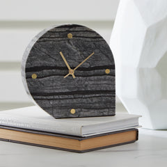 Bay Furniture Gallery - Ashley Furniture - Janmour Table Clock - Table Clock / Black - A2000661C