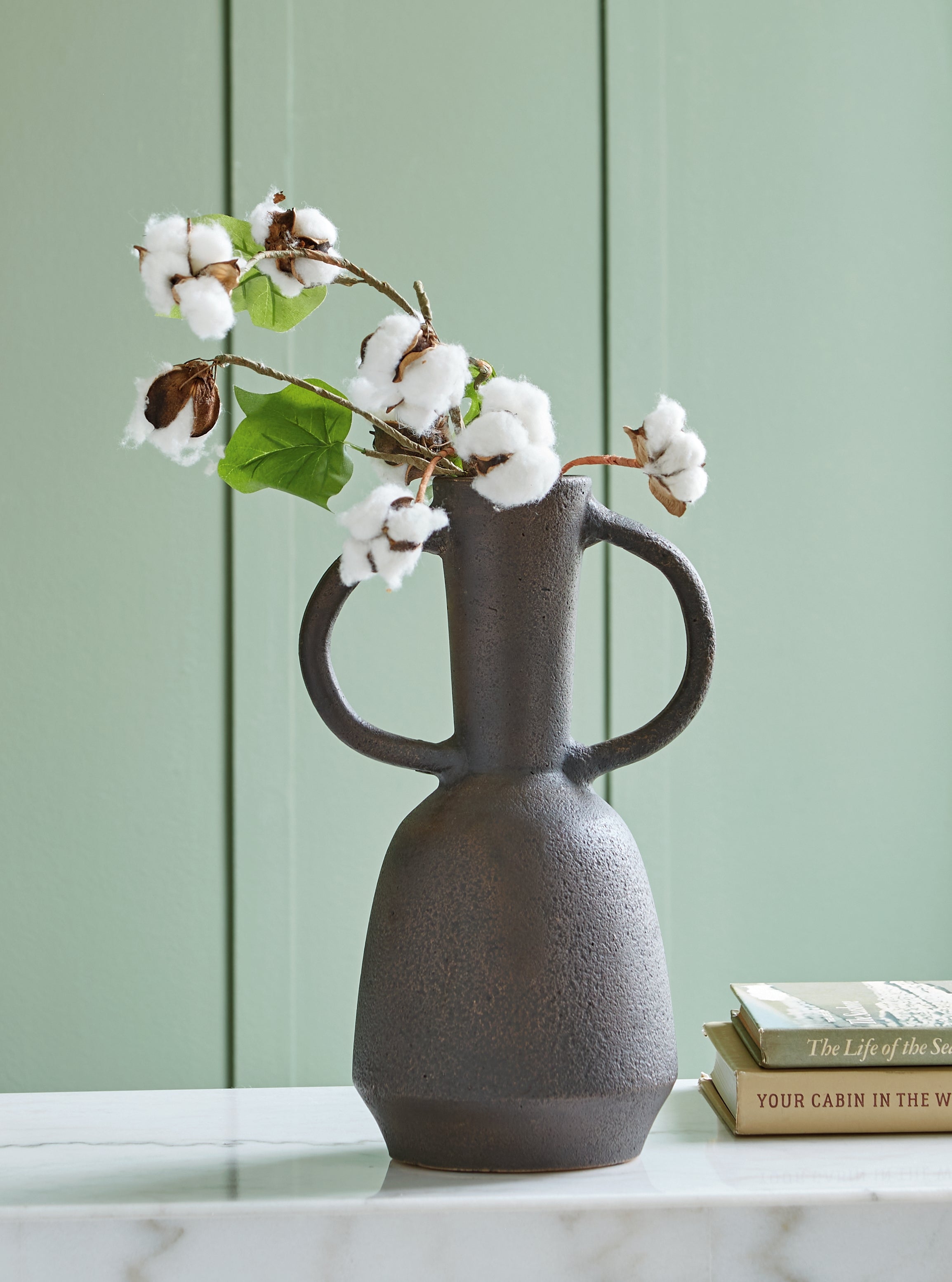 Bay Furniture Gallery - Ashley Furniture - Aadeen Vase - Vase / Distressed Brown - A2000673