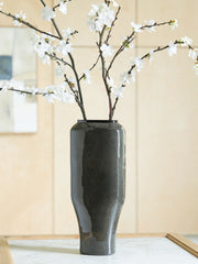 Bay Furniture Gallery - Ashley Furniture - Kierlain Vase - Vase / Gray/Black - A2000809
