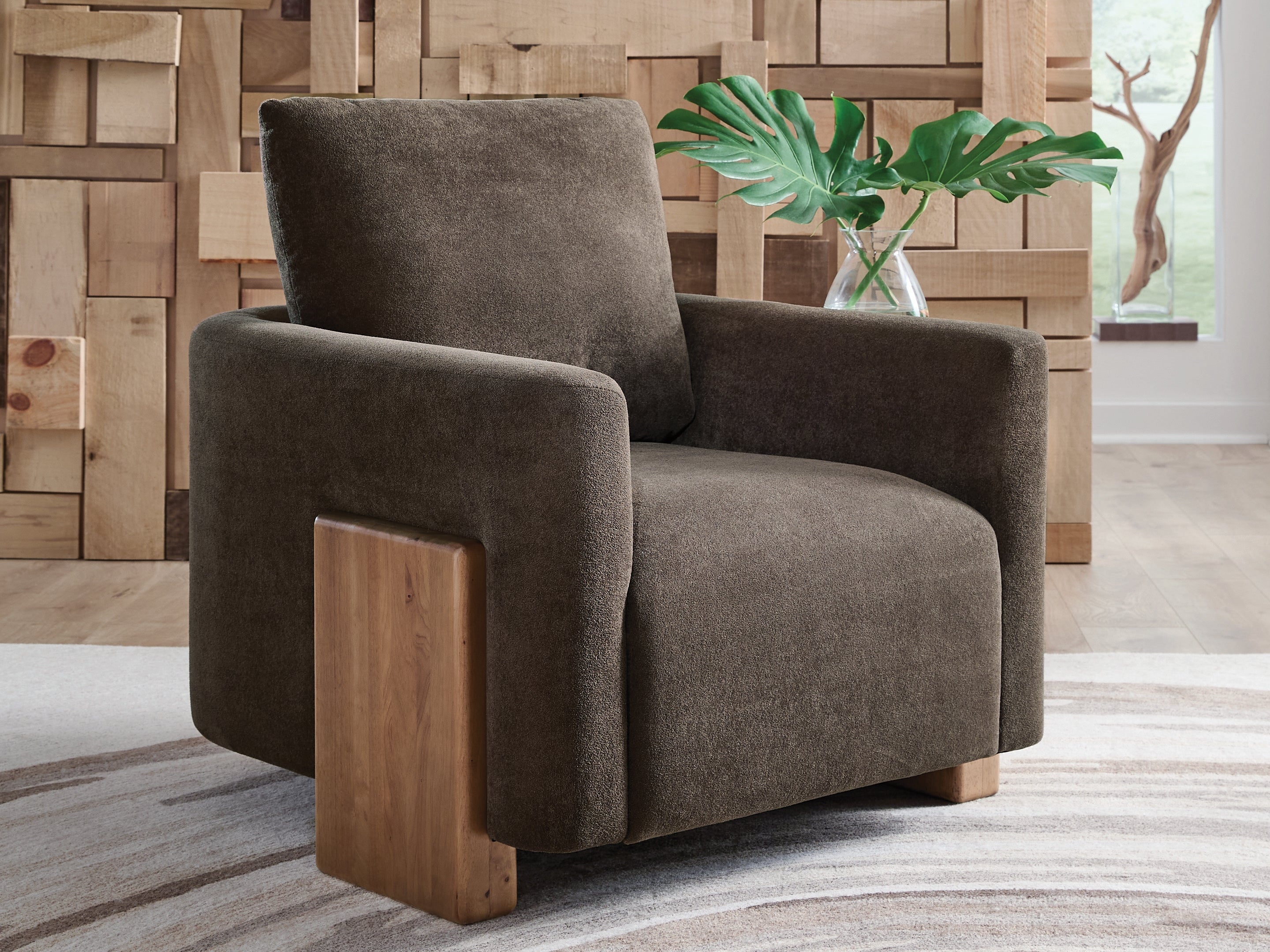 Bay Furniture Gallery - Ashley Furniture - Dairlett Accent Chair - Accent Chair / Brown - A3000746