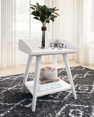 Bay Furniture Gallery - Ashley Furniture - Blariden Accent Table - Accent Table / White - A4000367