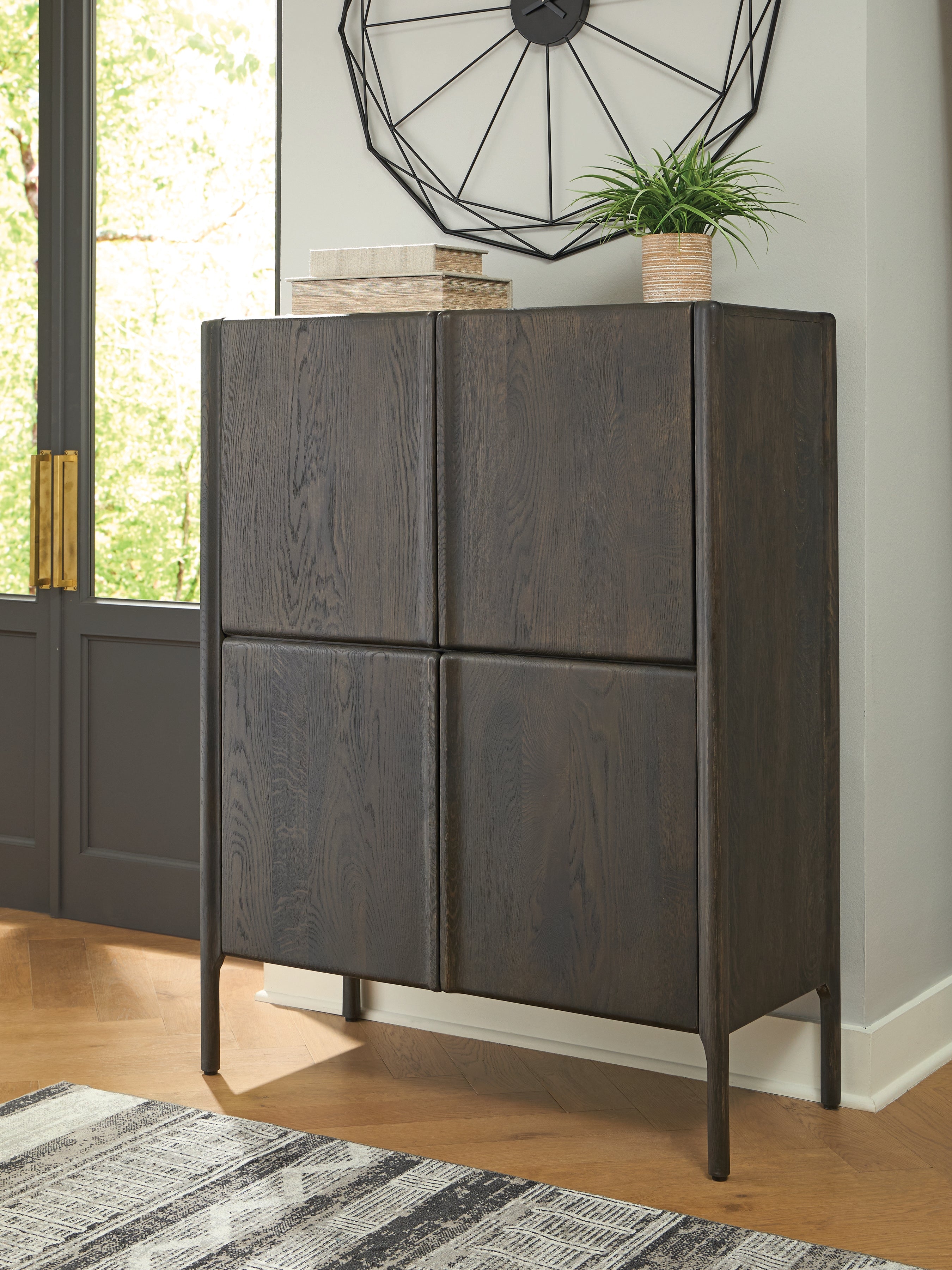 Bay Furniture Gallery - Ashley Furniture - Orsonal Accent Cabinet - Accent Cabinet / Espresso Brown - A4000686