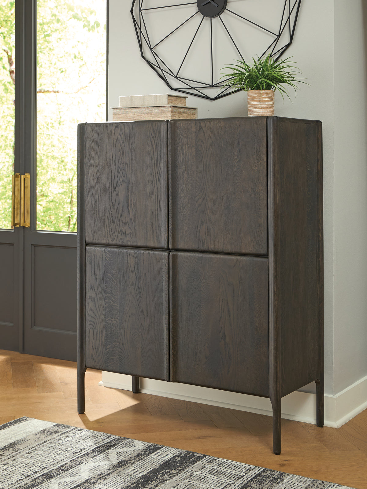 Bay Furniture Gallery - Ashley Furniture - Orsonal Accent Cabinet - Accent Cabinet / Espresso Brown - A4000686