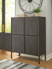 Bay Furniture Gallery - Ashley Furniture - Orsonal Accent Cabinet - Accent Cabinet / Espresso Brown - A4000686