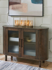 Bay Furniture Gallery - Ashley Furniture - Mayridge Accent Cabinet - Accent Cabinet / Medium Brown - A4000694