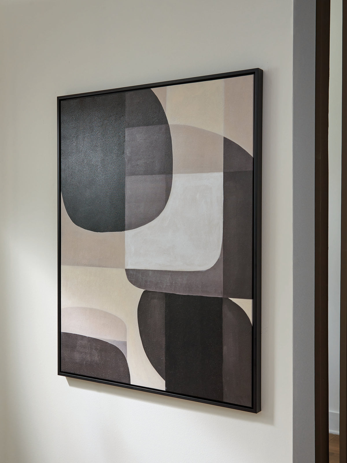 Bay Furniture Gallery - Ashley Furniture - Kesleigh Wall Decor - Wall Art / Black/White - A8000495