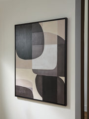 Bay Furniture Gallery - Ashley Furniture - Kesleigh Wall Decor - Wall Art / Black/White - A8000495