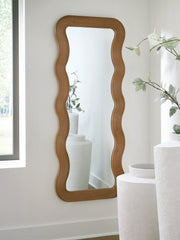 Bay Furniture Gallery - Ashley Furniture - Ellisonville Mirror - Floor Mirror / Brown - A8010413