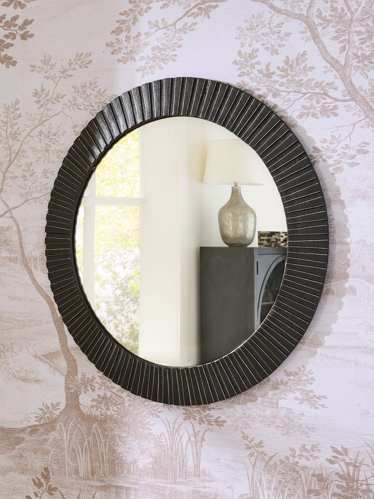 Bay Furniture Gallery - Ashley Furniture - Ozias Mirror - Accent Mirror / Black - A8010417