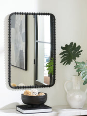 Bay Furniture Gallery - Ashley Furniture - Judlow Mirror - Accent Mirror / Black - A8010419
