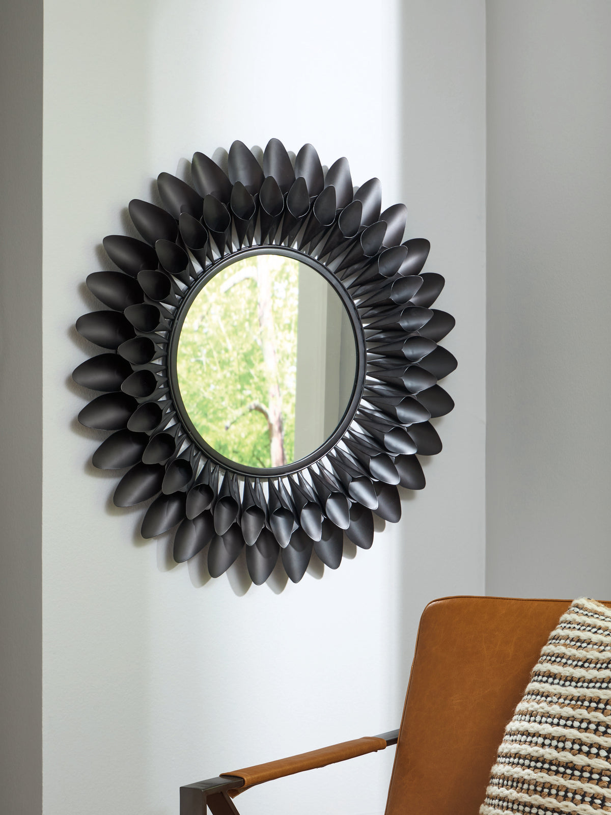 Bay Furniture Gallery - Ashley Furniture - Ryenmour Mirror - Accent Mirror / Oil Rubbed Bronze Finish - A8010421