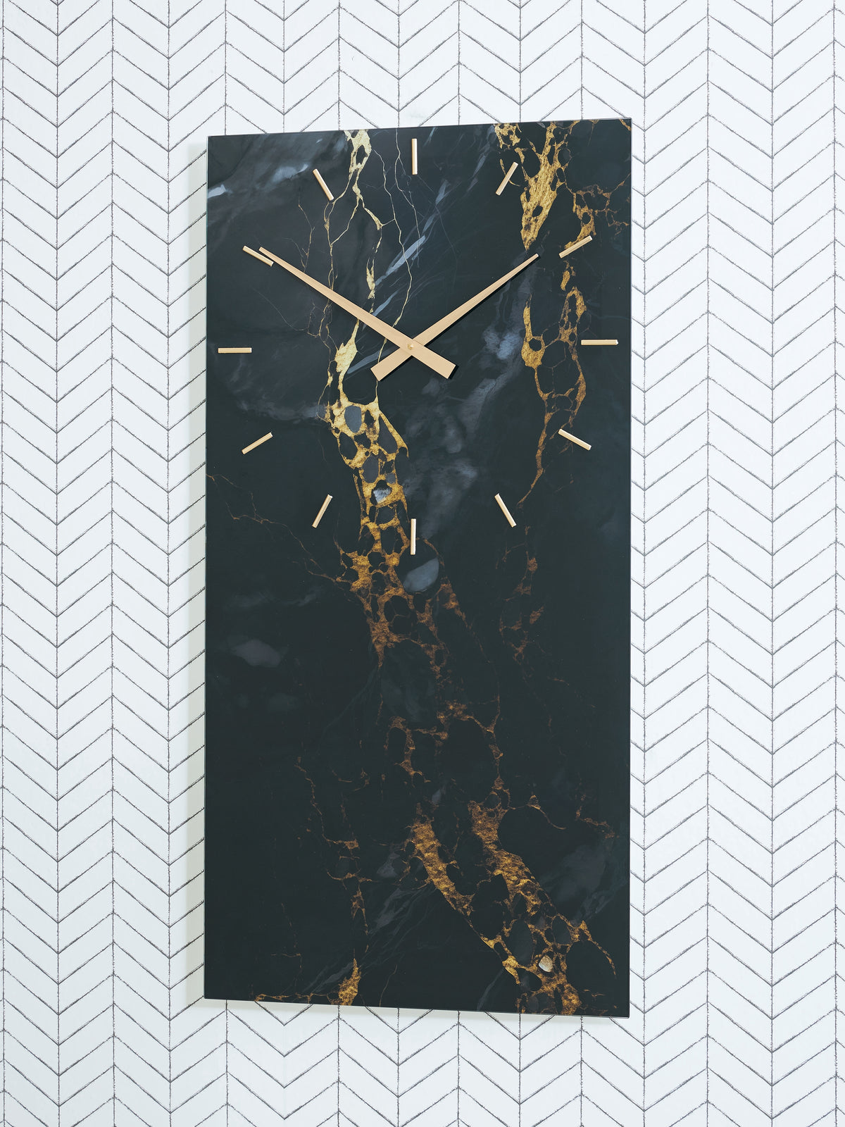Bay Furniture Gallery - Ashley Furniture - Teague Wall Decor - Wall Clock / Brown/Gray/Ivory - A8010432