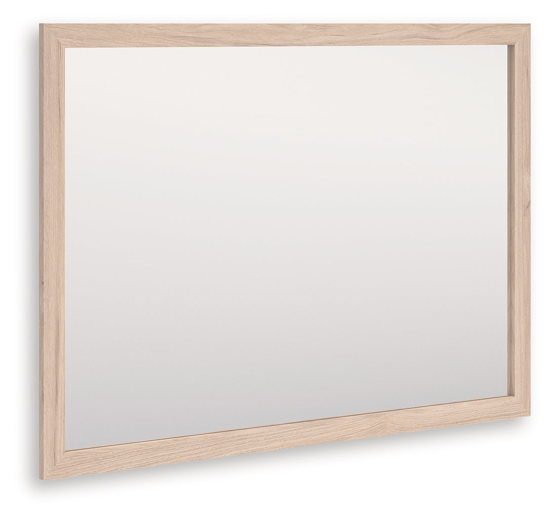 Bay Furniture Gallery - Ashley Furniture - Arloster Bedroom - Bedroom Mirror / Tan - PCB1566-36