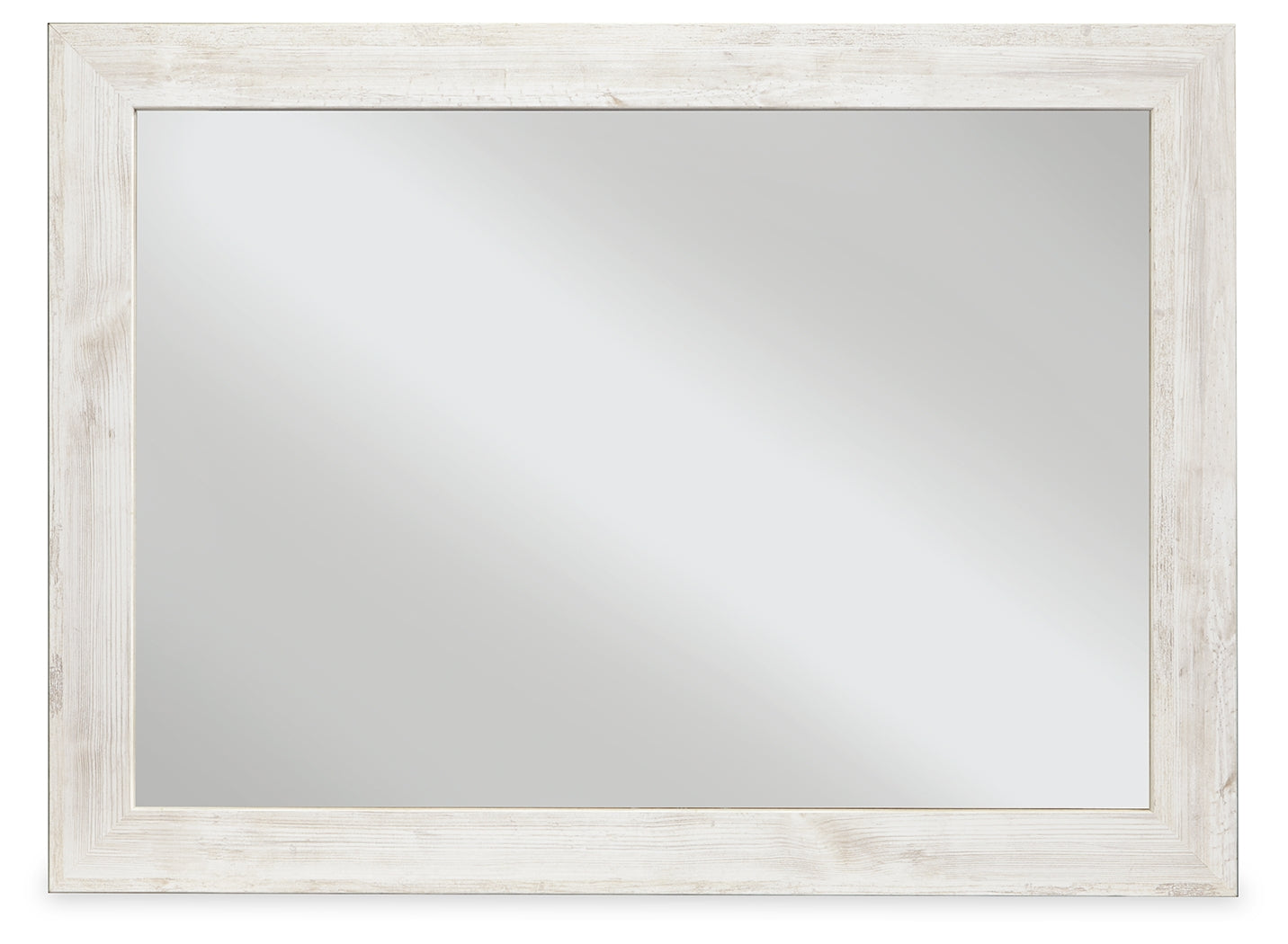 Bay Furniture Gallery - Ashley Furniture - Paxberry Bedroom - Bedroom Mirror / Whitewash - B181-36