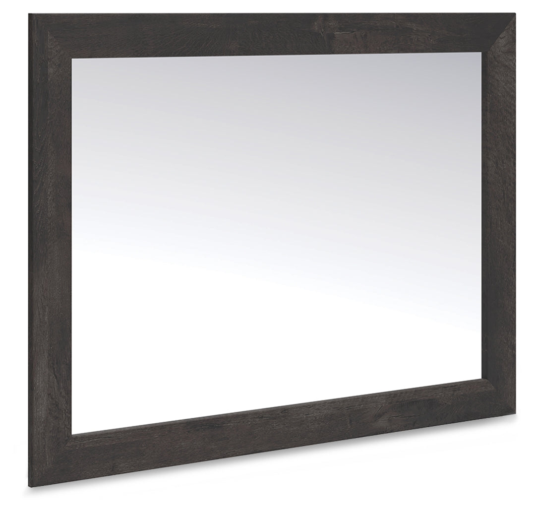 Bay Furniture Gallery - Ashley Furniture - Hollivern Bedroom - Bedroom Mirror / Dark Gray - PCB2108-36