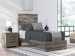 Bay Furniture Gallery - Ashley Furniture - Graystorm Bedroom - Five Drawer Chest / Brown Gray - PCB2405-46