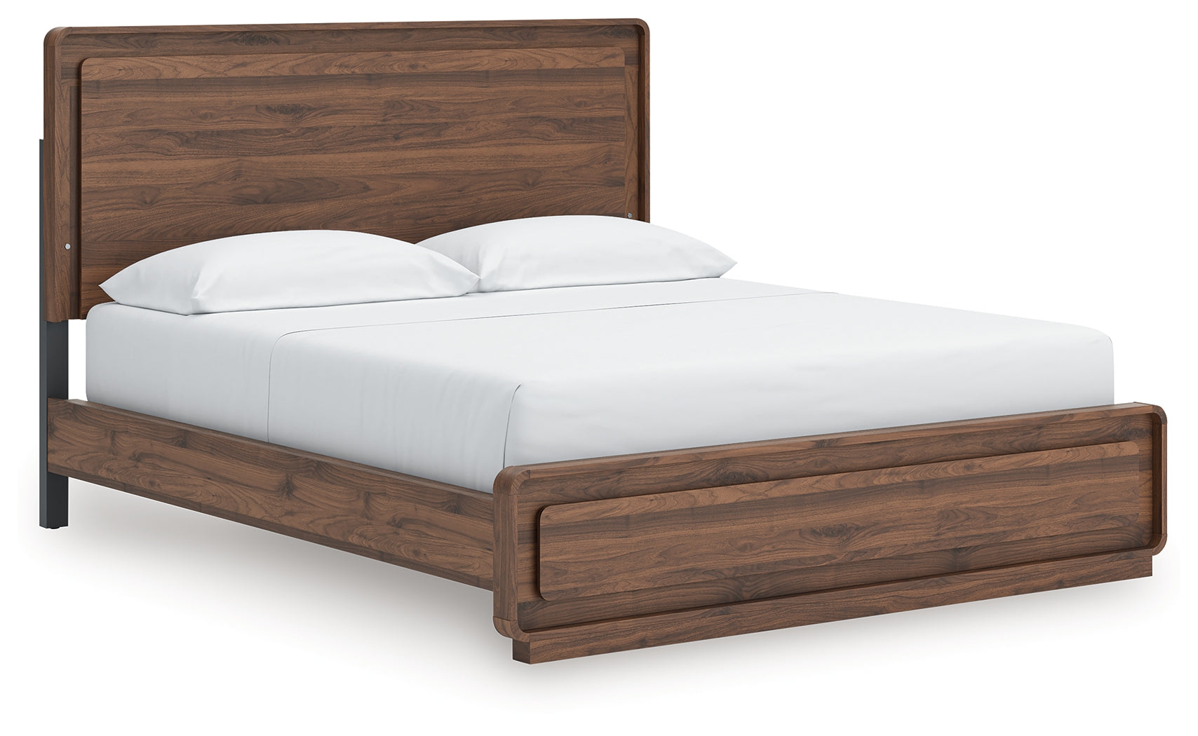 Bay Furniture Gallery - Ashley Furniture - Fortlorn Bedroom - California King Panel Bed / Walnut Brown - PCB386B5