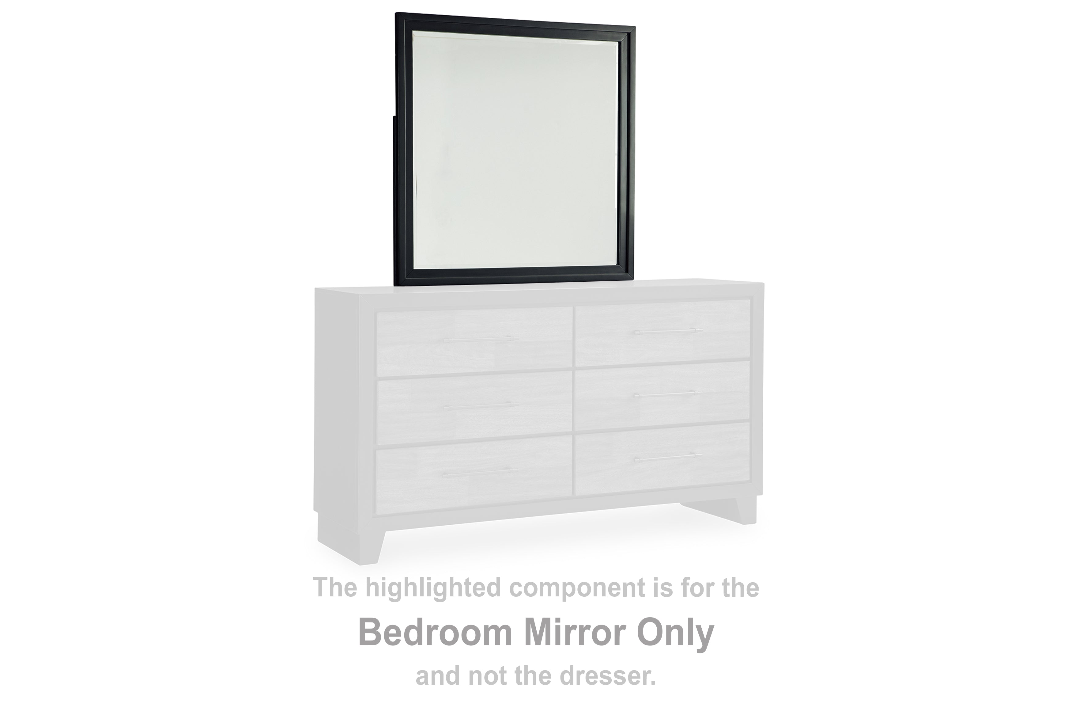 Bay Furniture Gallery - Ashley Furniture - Kraeburn Bedroom - Bedroom Mirror / Brown/Black - B496-36