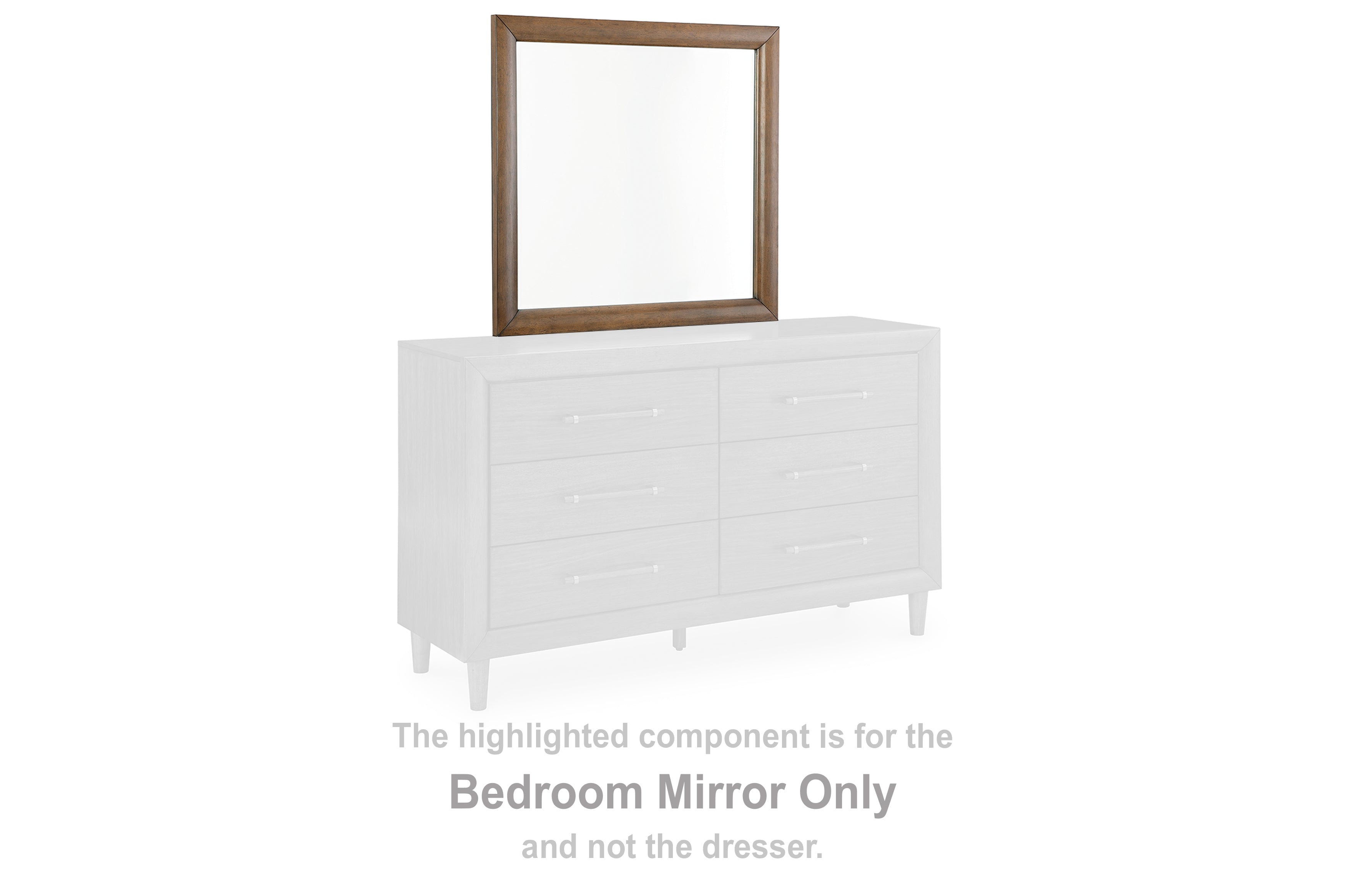 Bay Furniture Gallery - Ashley Furniture - Lyncott Bedroom - Bedroom Mirror / Brown - B615-36